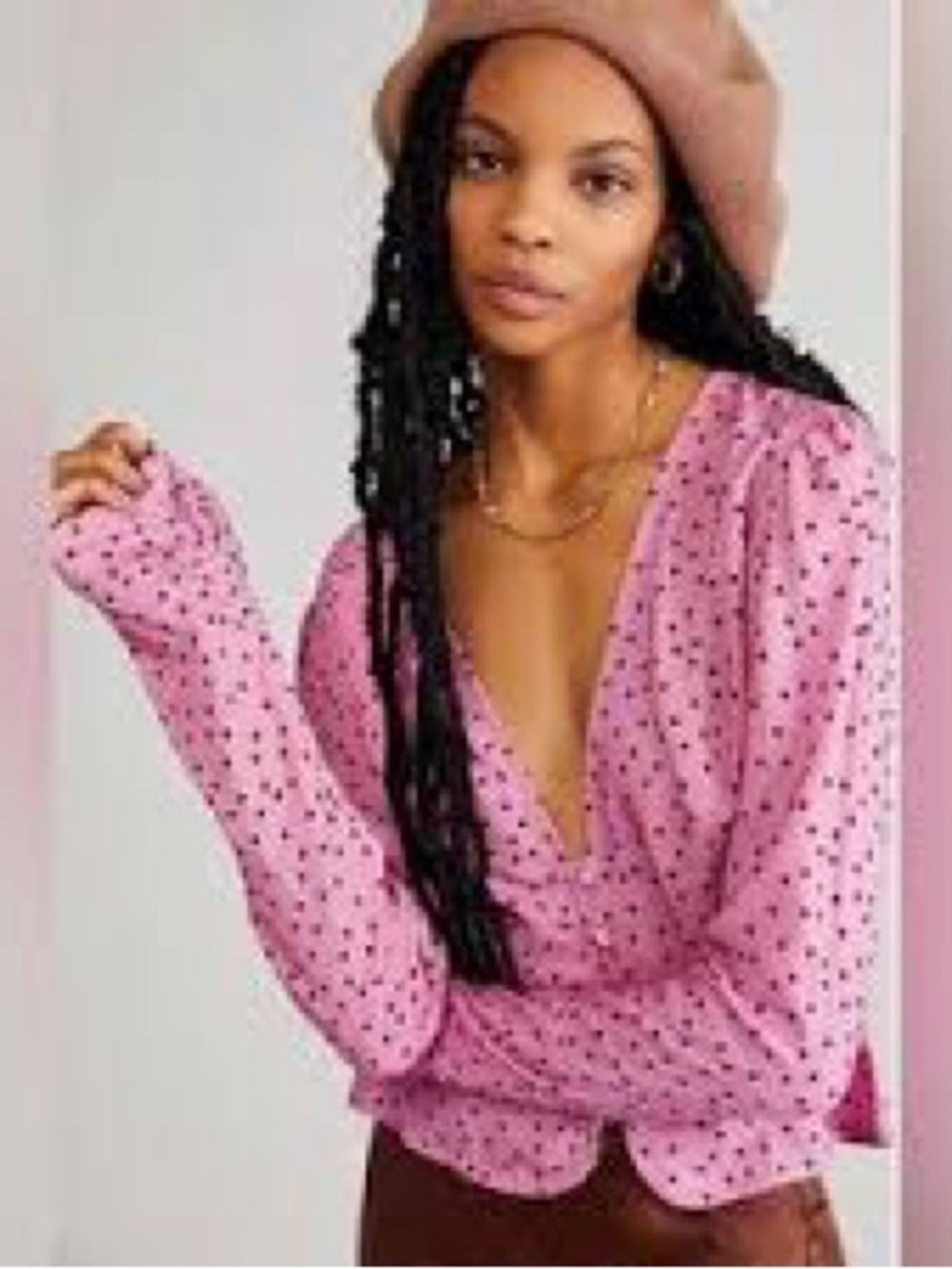 Free People Maye Printed Top
Polka Dot